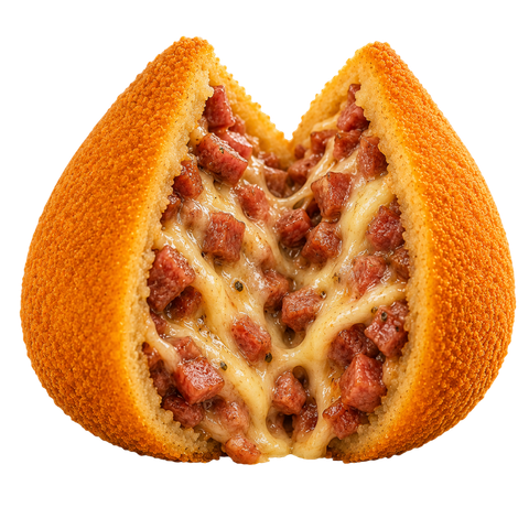 Coxinha de calabresa com queijo