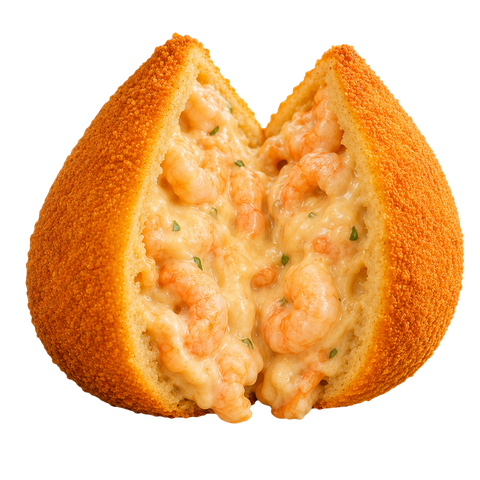 Coxinha de camarão cremoso