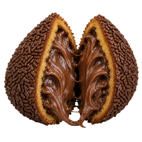 Coxinha doce de brigadeiro