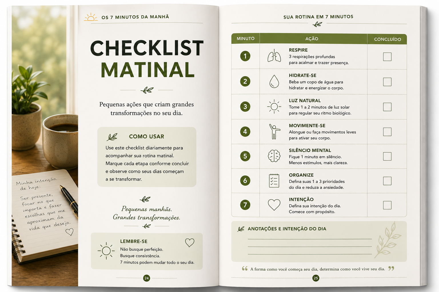 Prévia do checklist